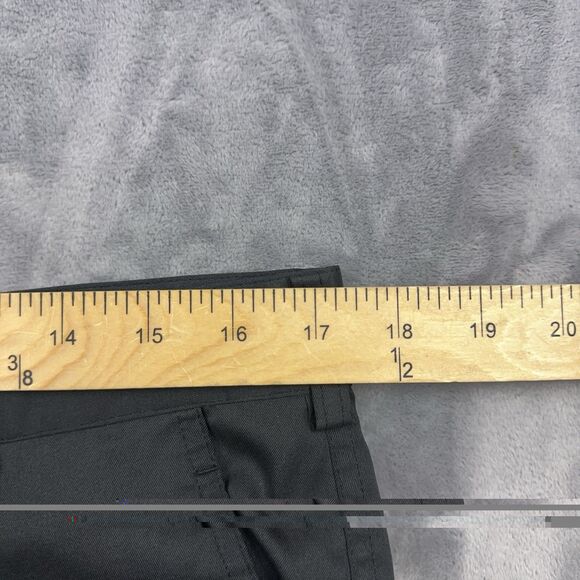 Nike Dri-FIT Victory Golf Pants Men 34x32 Black Flat Front Chino Golfing Stretch - Picture 10 of 12